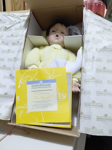 Ashton drake porcelain doll - porcelain,