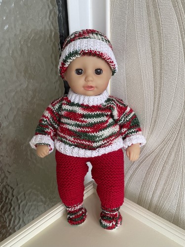 Christmas dolls clothes - christmas, set