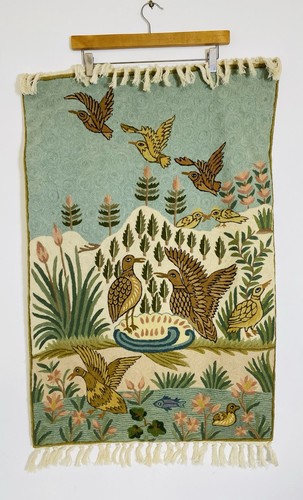 Vintage kashmiri crewel - vintage,