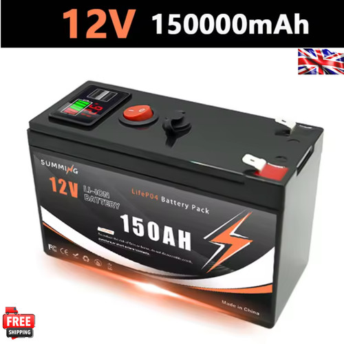 Lifepo4 12v 150ah rechargeable - lifepo4,
