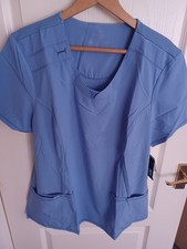Cherokee Infinity Women's Scrub Top 2624A Blue Size XL BNWT
