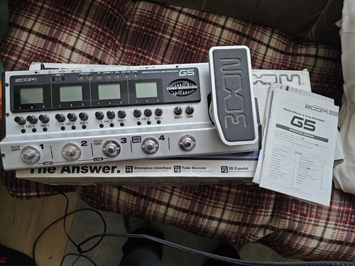 Zoom guitar multi effects - g5,