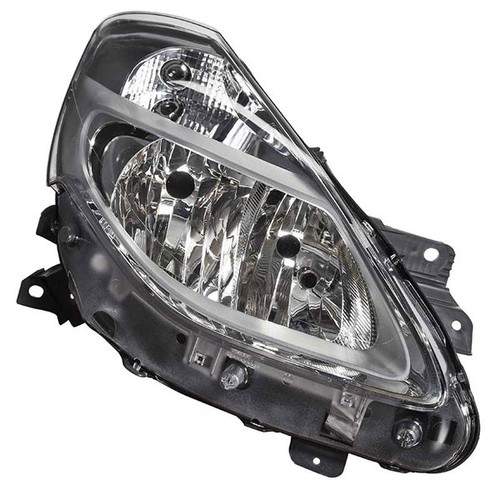 Headlight metalized bezel - headlight,