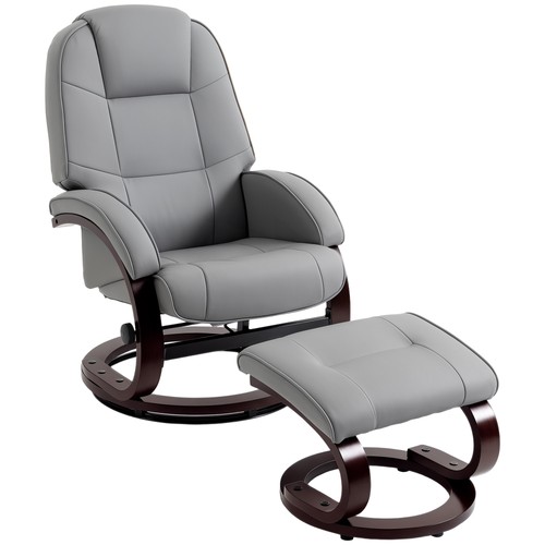 Homcom recliner chair with - homcom,