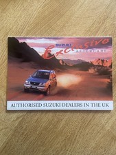 98-05 SUZUKI GRAND VITARA OWNERS HANDBOOK MANUAL , LEAFLETS IN WALLET- 2002 