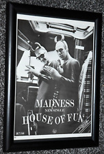 MADNESS band framed A4 house