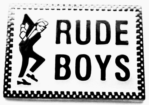 Ska rude boys metal enamel - ska,