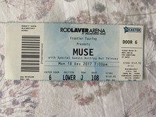 MUSE - USED TICKET STUB