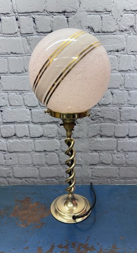 Art deco table desk lamp - deco, brass