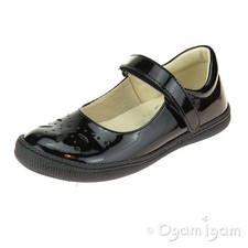Primigi Clemence Girls Black Patent School Shoe