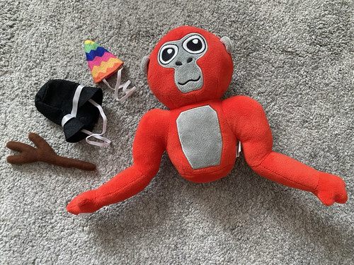 Gorilla tag red plush - tag,
