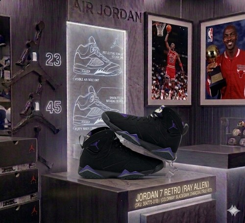 Jordan retro ray allen - jordan, 7