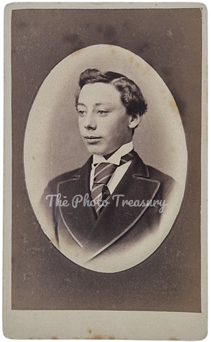 Cdv smart young man with - cdv,