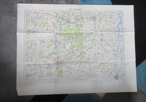 Orig ww2 linen backed - linen, war