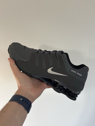 Nike shox men black grey - shox, men's