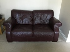 used two seater leather Sofa