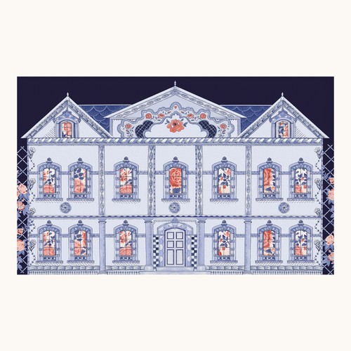 Cath kidston doll house navy - kidston,