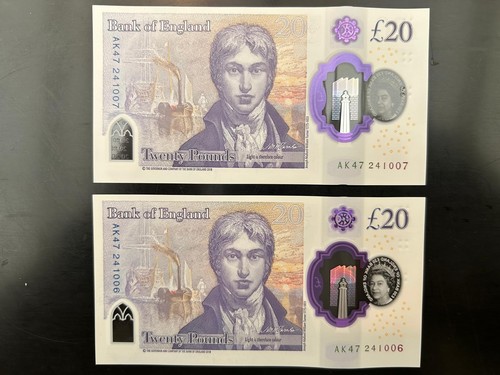 Consecutive bank england - consecutive,