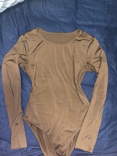 Brown Long Sleeve Flattering
