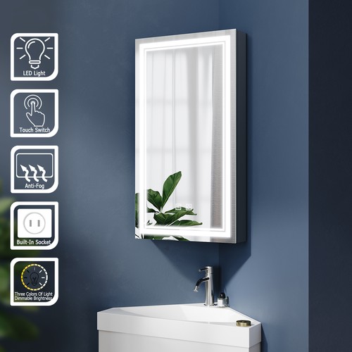 Black corner bathroom mirror - bathroom,