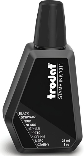 Trodat black ink bottle - black,