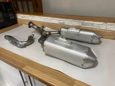 Honda CRF250R CRF 250 R 2016-2017 Exhaust Silencers & Front Pipe (#1) never used