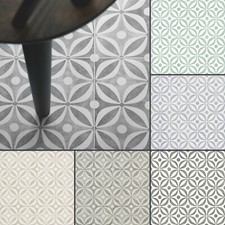 Cement Tile Effect Cushioned