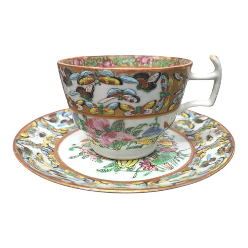 Famille rose cup saucer - rose,