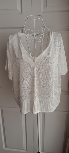 Ladies short cardigan - cardigan, size
