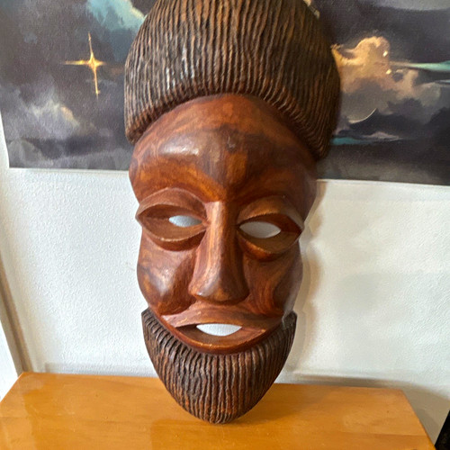 Carved wooden tribal - carved,