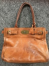 Mulberry Classic Bayswater Tote Bag in Oak Tan Leather Handbag