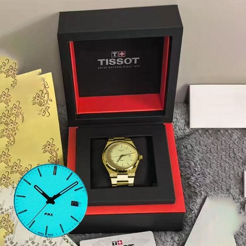 Tissot prx green blue - tissot, green/blue/gold