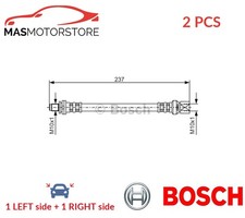 BRAKE HOSE LINE PIPE REAR BOSCH 1 987 476 564 2PCS FOR CHEVROLET VECTRA 2.0 GSI