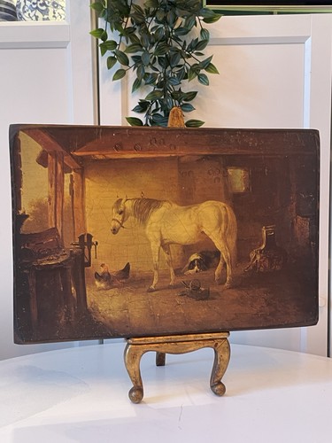 Vintage blacksmith horse - blacksmith,