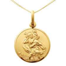 9ct Gold St Christopher