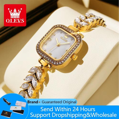 Olevs 9987 women square dial - 9987,