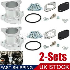 2 sets EGR Deleted Valve Pipe