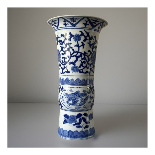 Kangxi stamped blue and - blue,