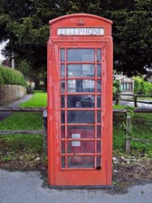 Photo red phone box - a3,