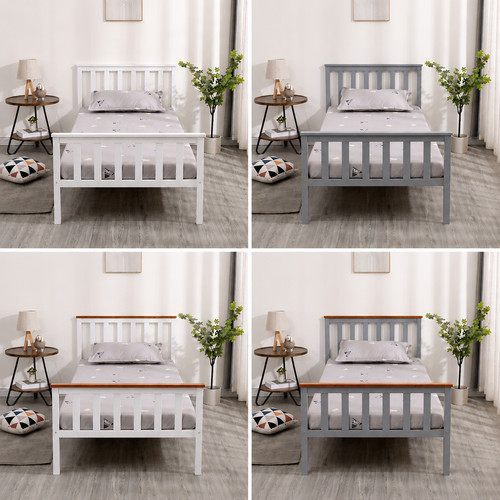 Single bed 3ft pine wooden - single,