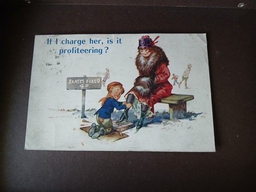 Vintage postcard bamforth - postcard,