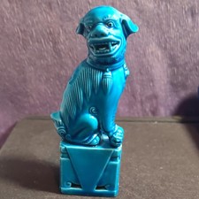 Chinese Turquoise Blue Foo Dog