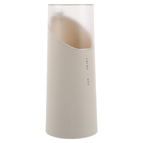 White makeup brush storage - white,