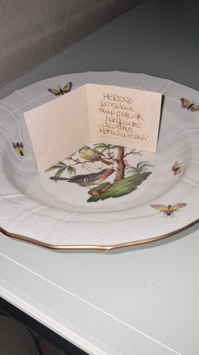 Herend rothschild bird - herend, diner