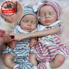33cm Full Body Silicone Reborn Baby Doll LouLou Bebe Girl/Boy Soft Touch