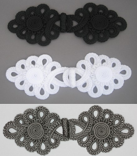 Extra large frog fasteners