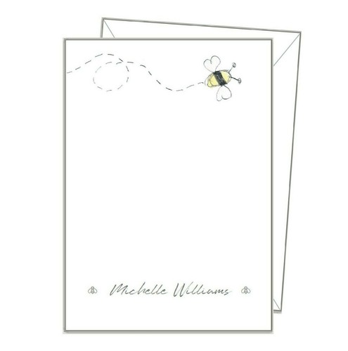 Bee personalised note - bee,