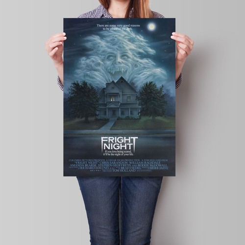 Fright night poster 1985 - night,