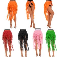 Women Sparkly Skirt Belly