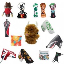 Novelty Golf Headcover - Driver/Fairway/Rescue/Putter - Cow/Animal/UK